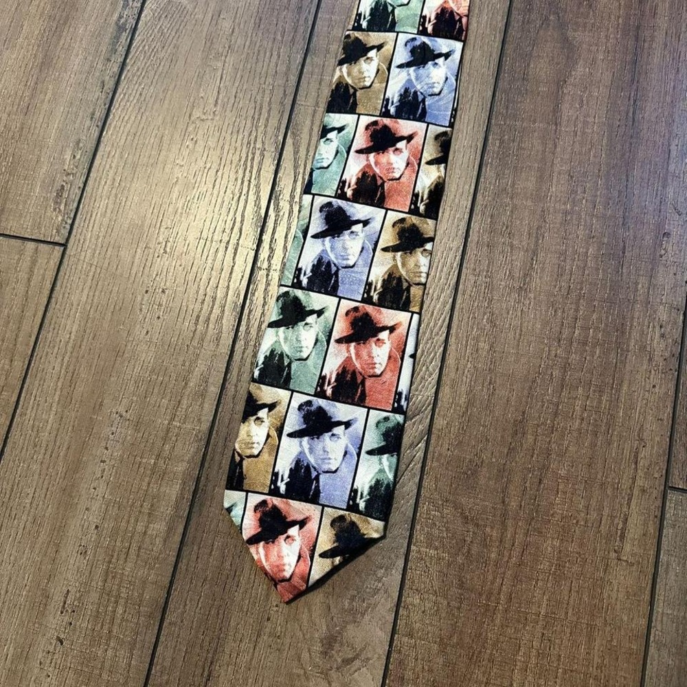 Vintage Bogart Casa Blanca Tie‎ 1997